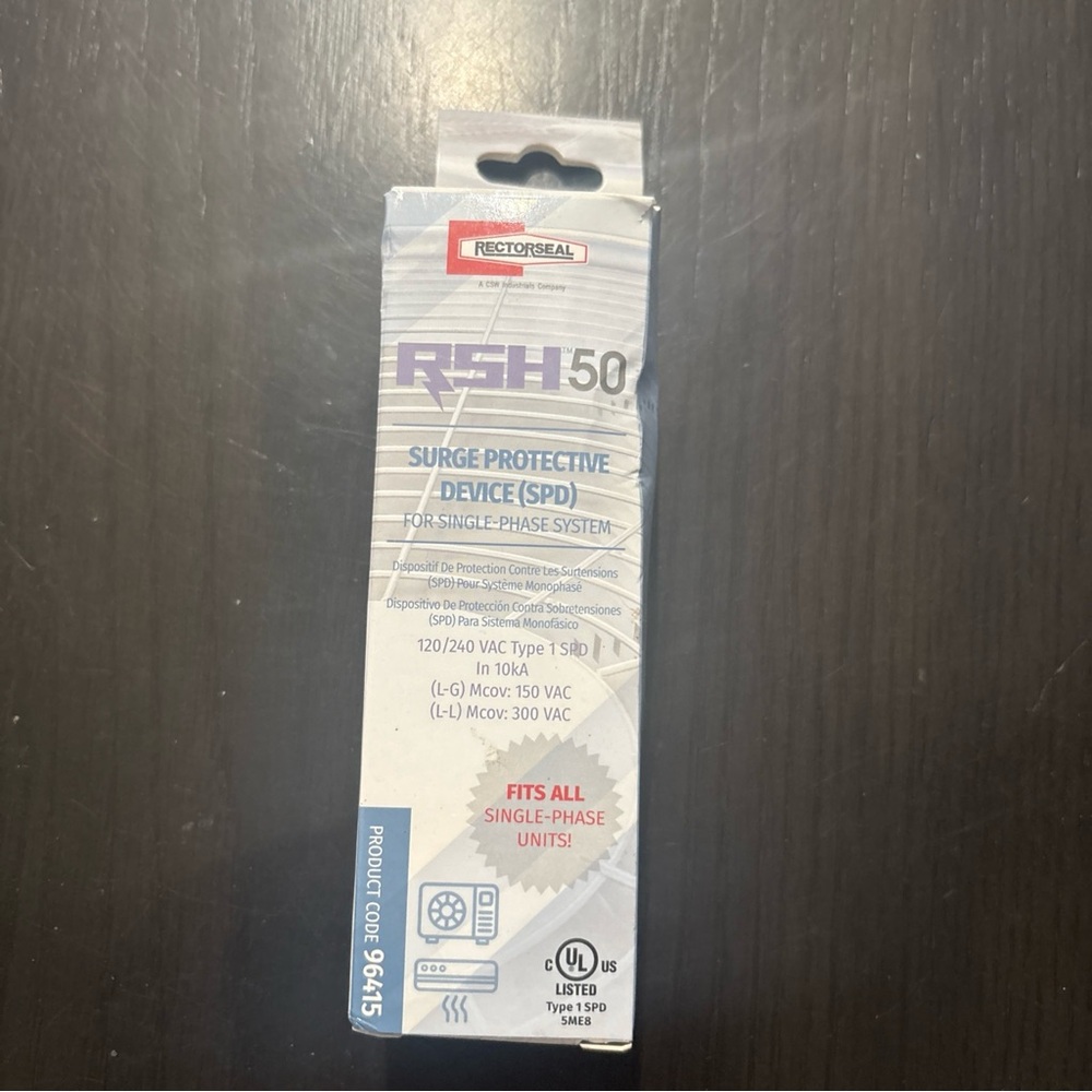 RSH-50 Surge Protective Device - Silver